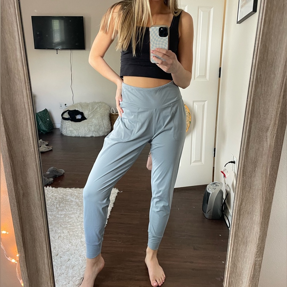 Light Blue Athletic Joggers